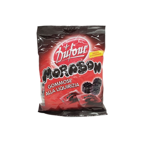 Dufour Morabon Black Licorice Gummy Candy