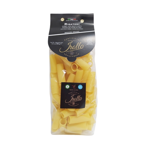 Irollo Rigatoni Gluten Free Corn and Rice Pasta