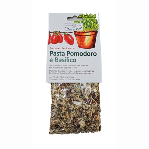 L’Orto Di Peppe Pasta Pomodoro e Basilico Spice Mix