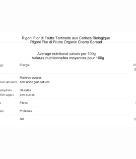 Rigoni Fior di Frutta Organic Cherry Spread