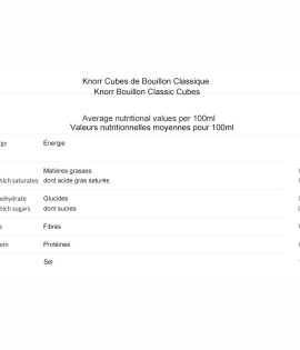 Knorr Bouillon Classic Cubes (10 Cubes)