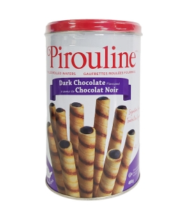 Pirouline Dark Chocolate Cream Filled Rolled Wafers