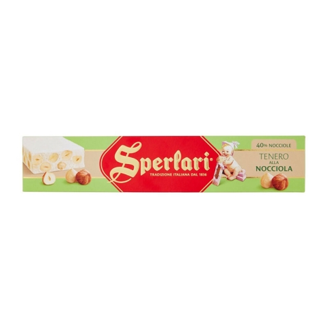 Torrone Sperlari Soft Nougat With Hazelnuts 250g