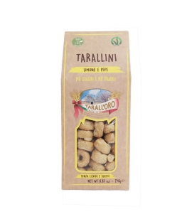 Taralloro Taralli Citron Et Poivre Noir