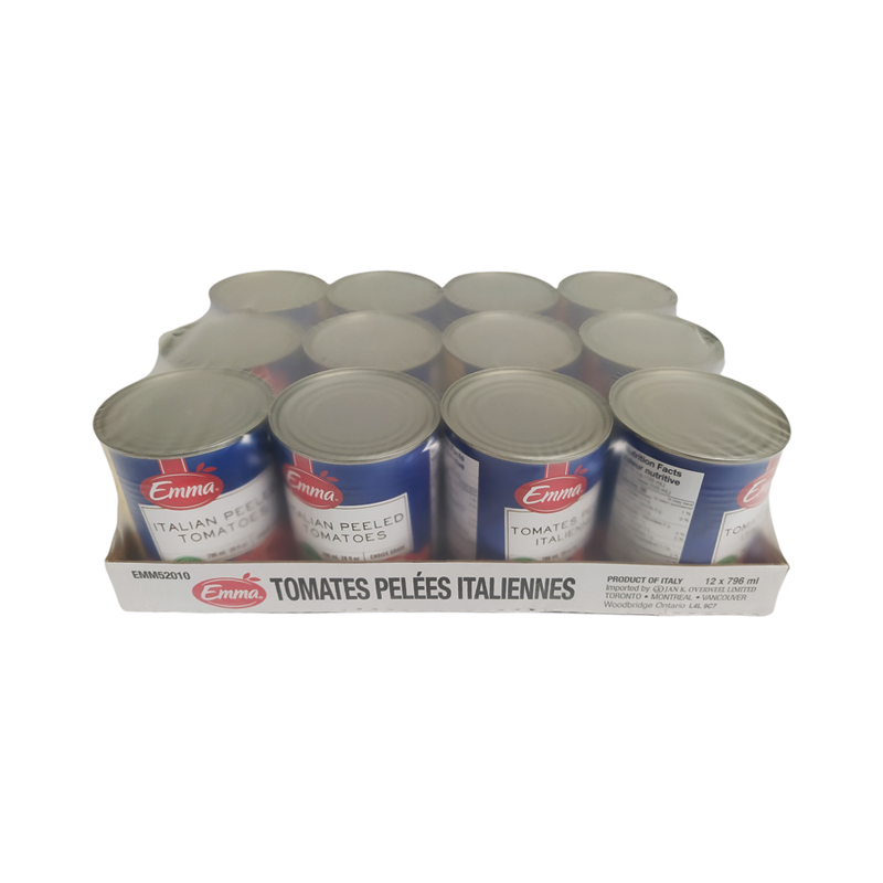 Emma Peeled Tomatoes 12x28oz